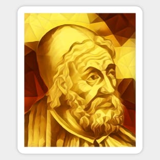 Ptolemy Golden Portrait | Ptolemy Artwork 9 Sticker